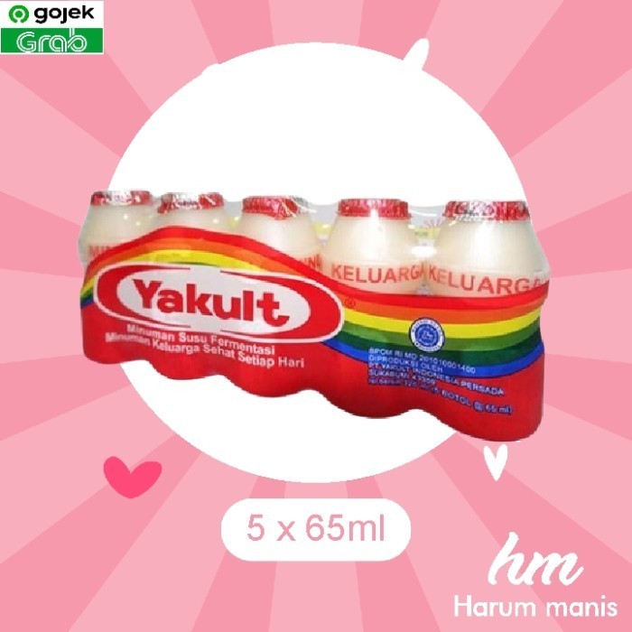 

Yakult 1 pak isi 5 x 65ml