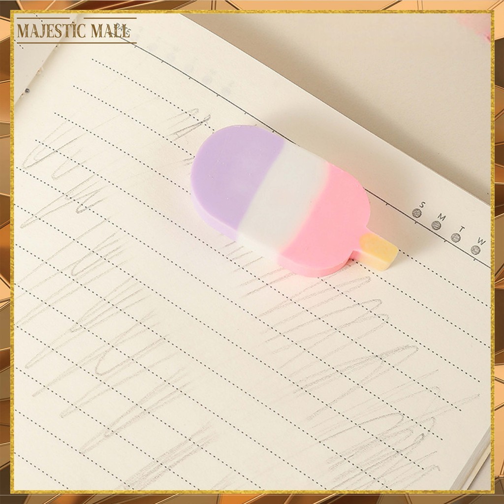 

® Penghapus Pensil Motif Ice Cream Rainbow Import COD