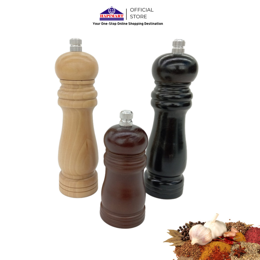 Gilingan Lada Merica Bumbu/Salt Pepper Mill Manual Grinder Kayu/Wood Salt Pepper Grinder Mill/Giling