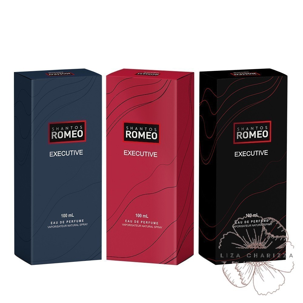 Shantos Romeo Eau De Parfume Spray Executive - 100 ml, Parfum Pria 100ml