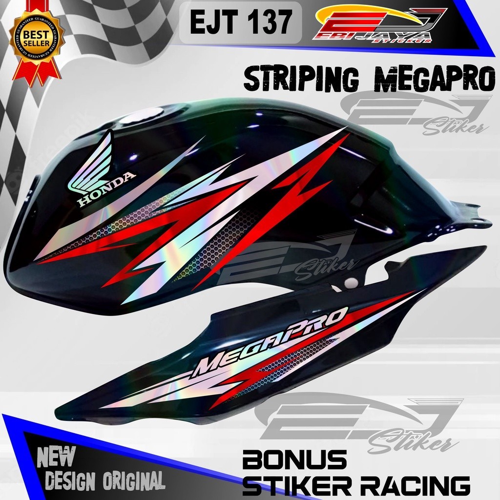 STRIPING MP MEGAPRO PRIMUS HOLOGRAM / STRIPING MOTOR MEGAPRO STRIPING VARIASI MOTOR HONDA MEGAPRO PR