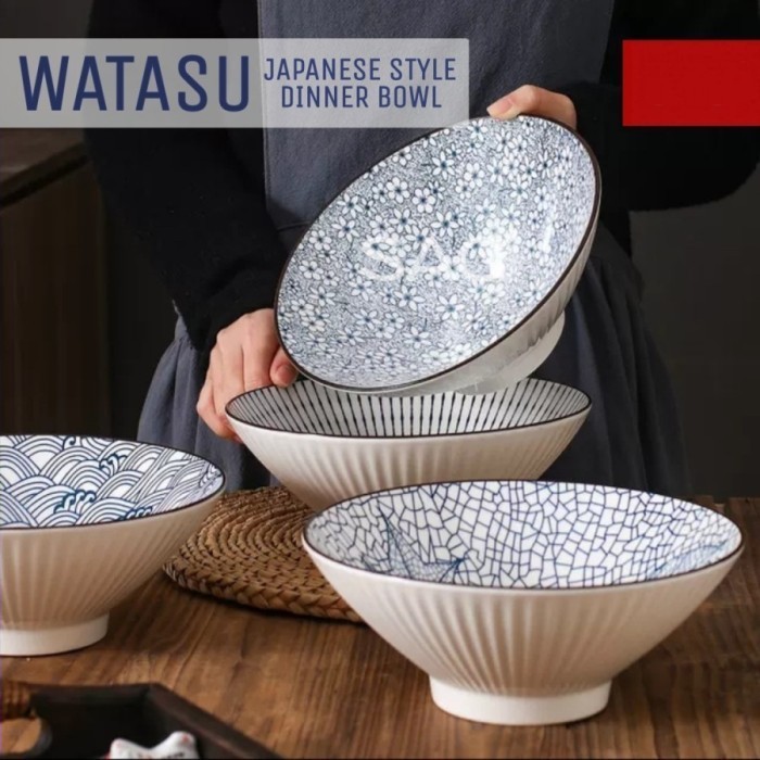 

Japanese Style Ramen Bowl | Mangkok Ramen | Mangkok Keramik - Motif B