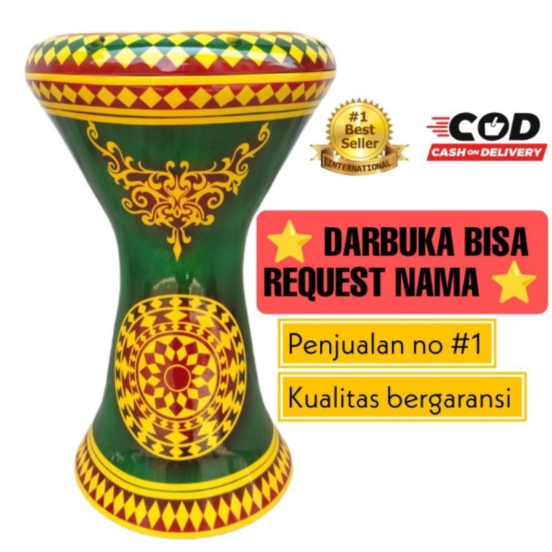 ⚡FLASH SALE /  DARBUKA 9inch PREMIUM REQUEST NAMA/ DARBUKA MURAH / DARBUKA REQUEST NAMA / DARBUKA  /