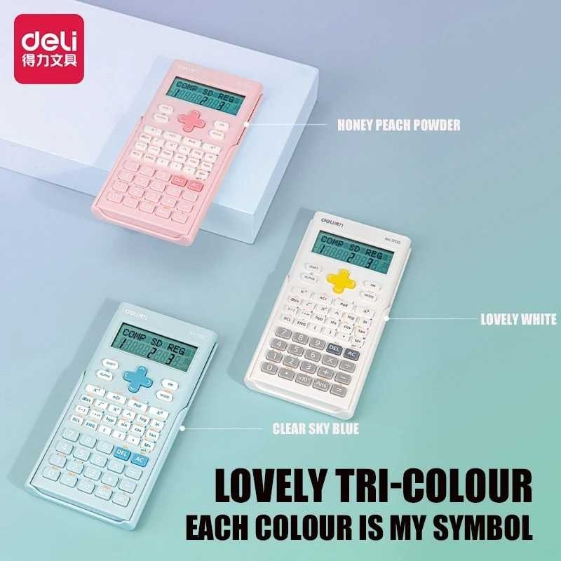 

Kalkulator Saintifik Elektronik Scientific Calculator LCD Display - Deli