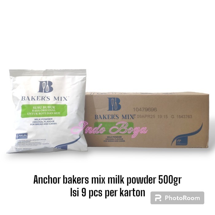 

Anchor bakers mix milk powder 500gr x 9 pcs per KARTONAN / susu bubuk