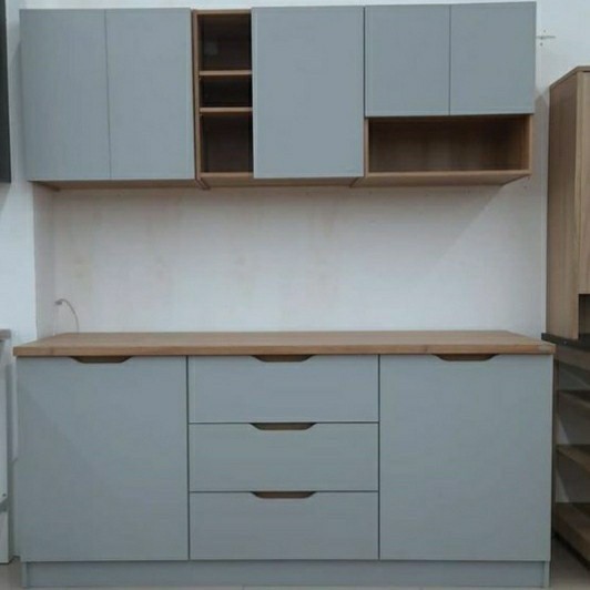 Kitchen set Informa ivy grey lemari dapur lemari bumbu rak pirin