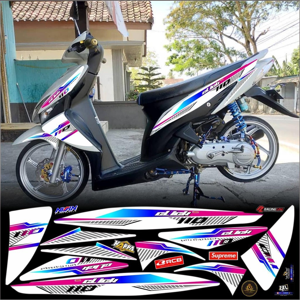COD/LIS VARIASI Striping Vario 110 Karbu Cw - Striping Variasi List Vario 110 Karbu Cw Racing List P