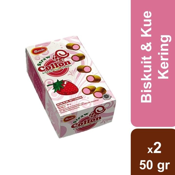 

Monde Strawberry Collon 50 gr x2