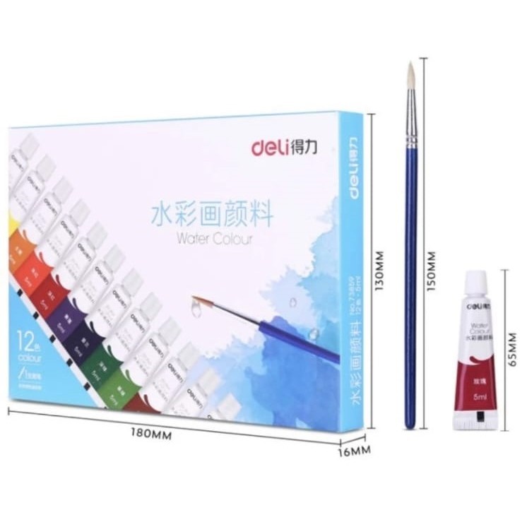 

Deli Water Color Paint / Cat air set 738XX