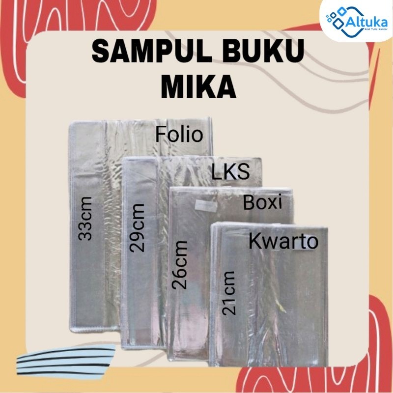 

(10 lembar) Sampul Buku Mika Tebal