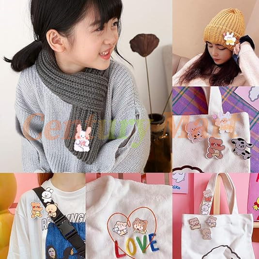 Pin Akrilik Cute Girl/Bros Karakter Lucu Pin Akrilik Acrylic Serba Guna/Bros Pin lucu Acrylic Gaya