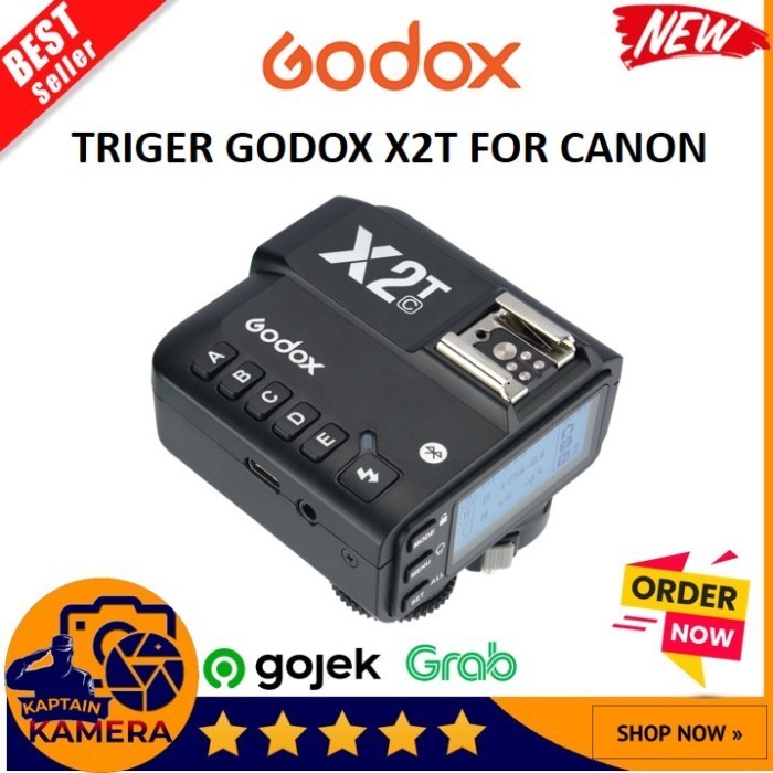 godox x2t for canon / godox x2t-c / trigger godox x2t canon