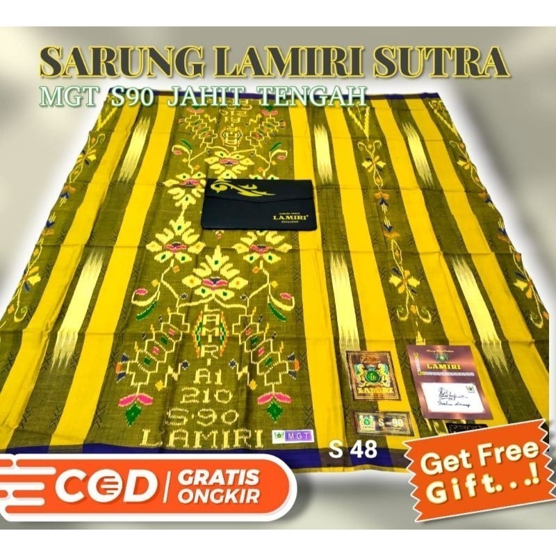 Sarung Lamiri MGT S90 Sutra 210 mercerized Termurah