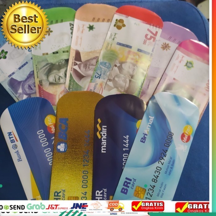 

Amplop / ampau B lebaran Atm UANG ukuran besar 16X8CCM - BRI