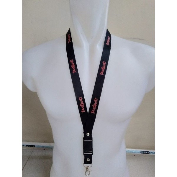 

lanyard DEADSQUAD / tali lanyard band gantungan leher name tag id card / pods / brand lokal