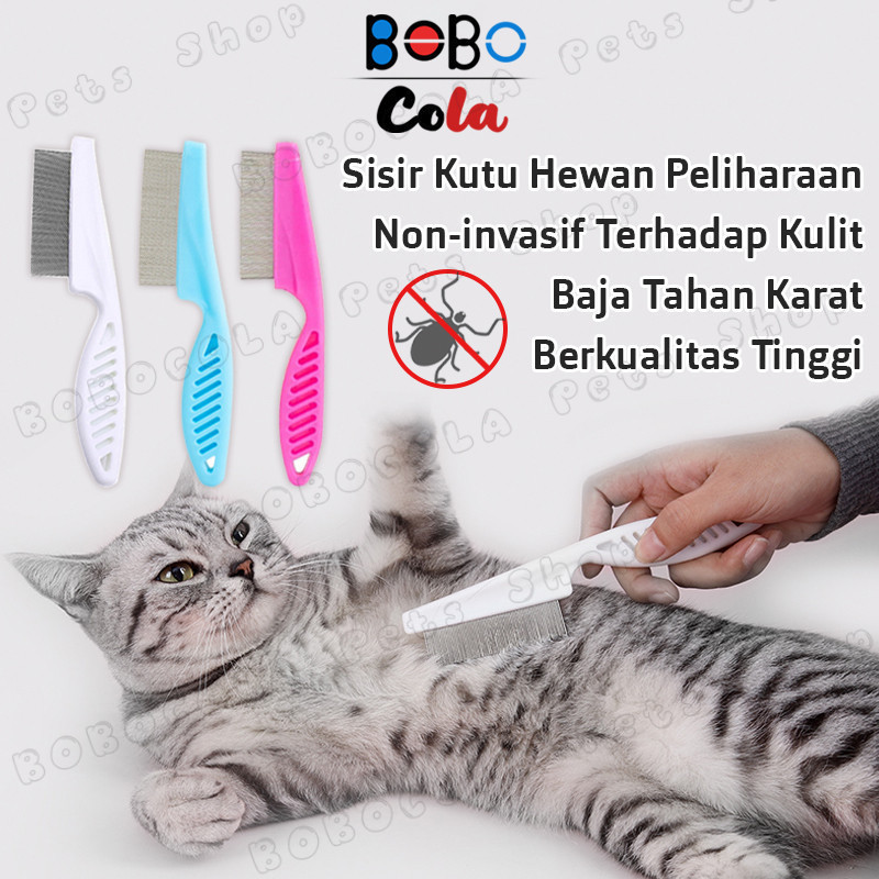 Sisir Kutu Kucing Anjing Sisir Kucing Sisir Grooming Kucing