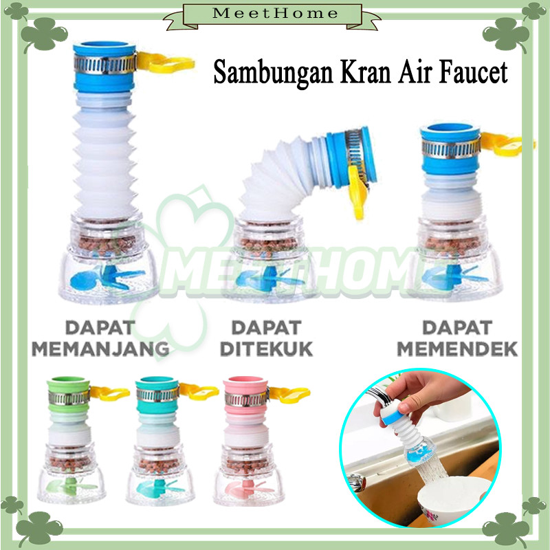Sambungan Kran Air Faucet/Saringan Air Kipas Kincir Putar/Sambungan Kran Air Kipas Klem