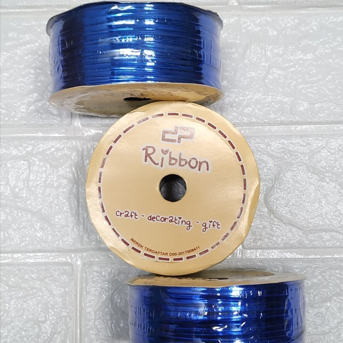 

KAWAT HIAS IKAT ROLL Parcel Goodie Bag Souvenir Wedding - Biru Tua