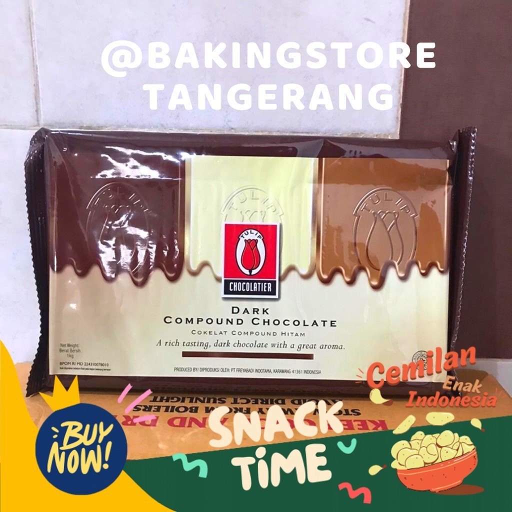 

Special Diskon Coklat tulip dark chocolate compound - cokelat batang murah 1 kg