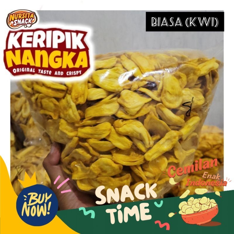 

Special Diskon Keripik Nangka Oven 1kg Kw1/ Grade B Renyah Manis NursitaSnack