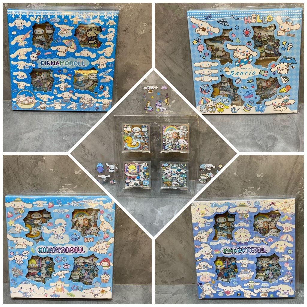 

(SR) STIKER SANRIO CINNAMOROLL BLUE ISI 100 LEMBAR