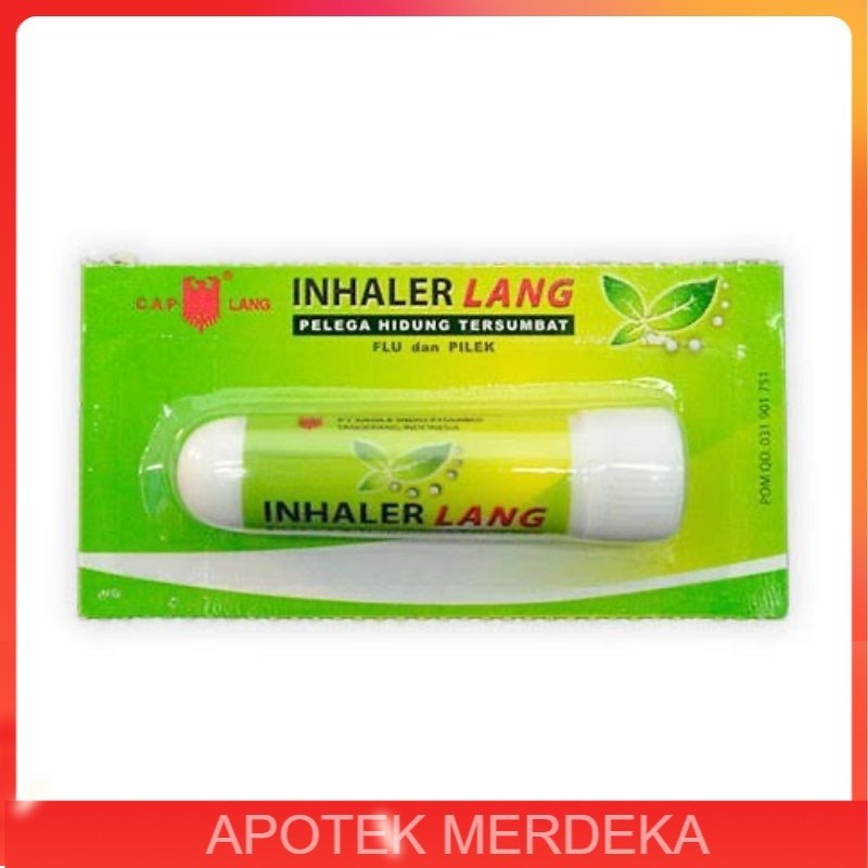 Inhaler Lang / Cap Lang Inhaler - Inhaler Lang, Inhealer, Pelega Hidung Tersumbat