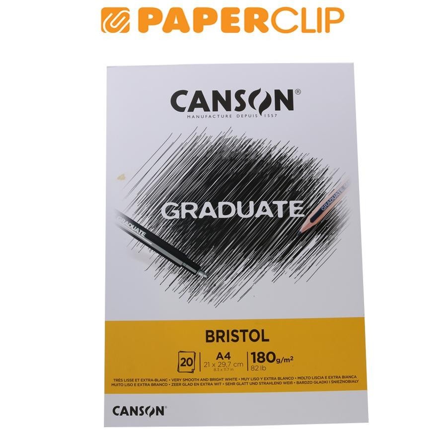 

SKETCHBOOK A4 CANSON GRADUATE BRISTOL 400110383