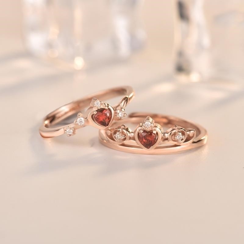 Cincin Disney Princess Butik Nels Ring Wanita Cincin Batu Permata Mutiara Berlian Kristal Berwarna A