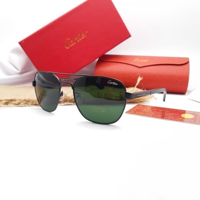 KACAMATA FASHION CARTIER 82000603 MEWAH ELEGAN GAYA PRIA WANITA TERKINI FRAME TITANIUM LENSA KACA PO
