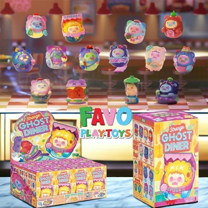 Finding Unicorn x Shinwoo Strange Ghost Diner Series Blind Box Figure