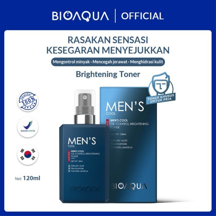BIOAQUA Men's Skincare Cool Oil Control Toner/Cleanser/Essence - Men's - Men's Toner