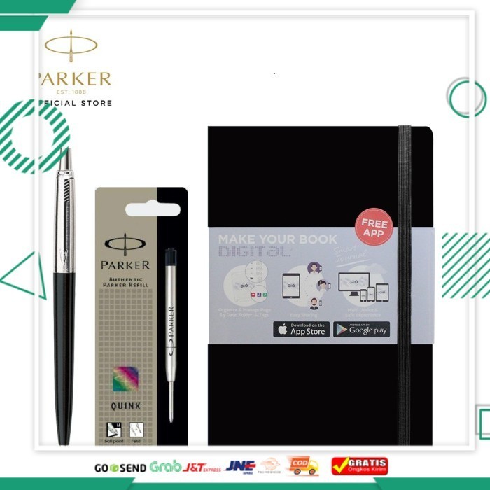 

Paling Murah SPECIAL PACKAGE - Jotter Special Black / Refill Black / O2O Journal