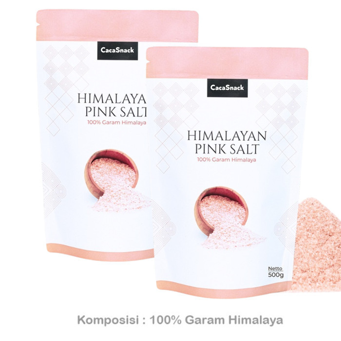 

Garam Himalaya Pink Himalayan Salt Authentic 500 gram 2 Bks (1 Kg)