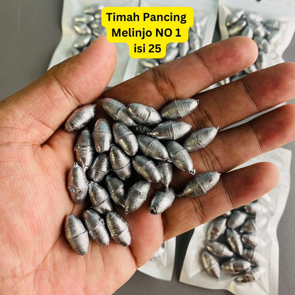 Timah Melinjo | Timah pancing type Melinjo NO 1