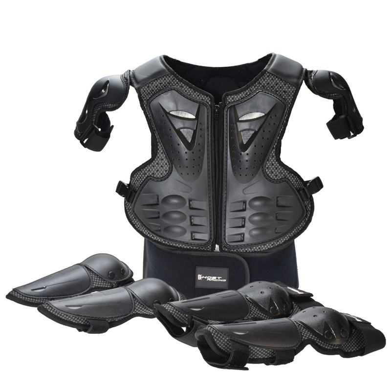 GHOST RACING Jaket Armor Sepeda Motor Jaket Pelindung Badan Sepeda Motor Motocross Pakaian Balap Lin