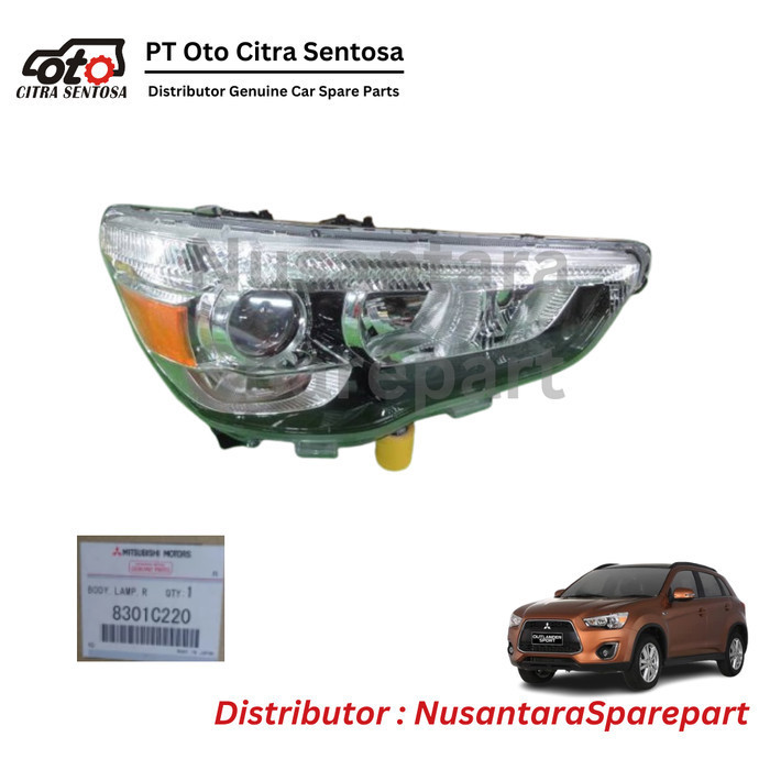 HEADLAMP LAMPU DEPAN KANAN ORIGINAL OUTLANDER TYPE PX 8301C220