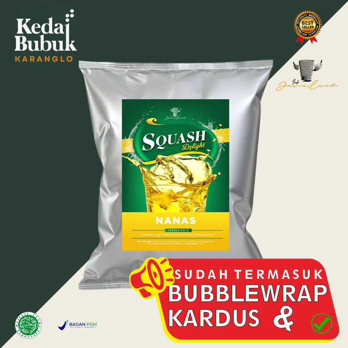 

(Squash) Bubuk Minuman Nanas Javaland Kemasan 1 Kg