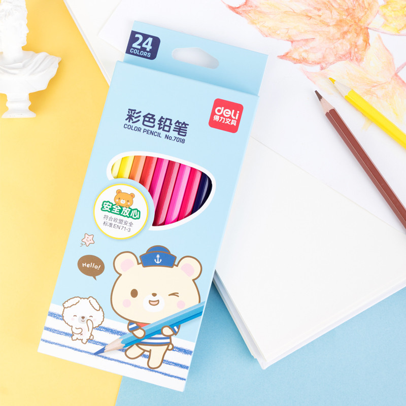 

Deli | Pensil Warna (Color Pencil) 24 & 36 warna | 701X