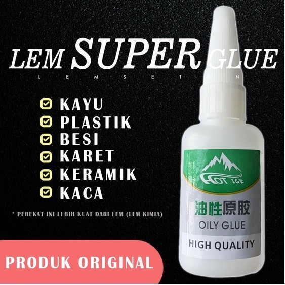 

JZS - Lem Super Glue Cairan Perekat Kuat Lem Super Kuat Lem Korea Lem Setan