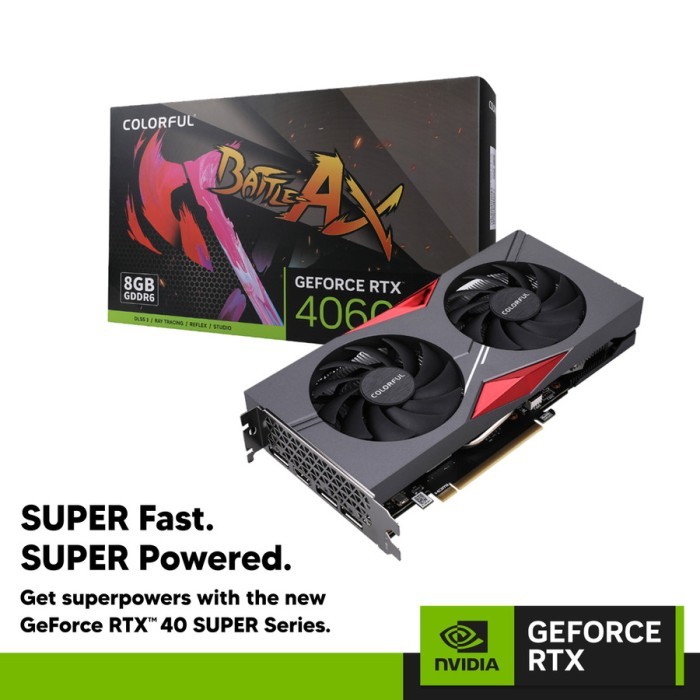 Colorful GeForce RTX 4060 NB DUO 8GB-V - VGA RTX 4060 NB DUO 8G