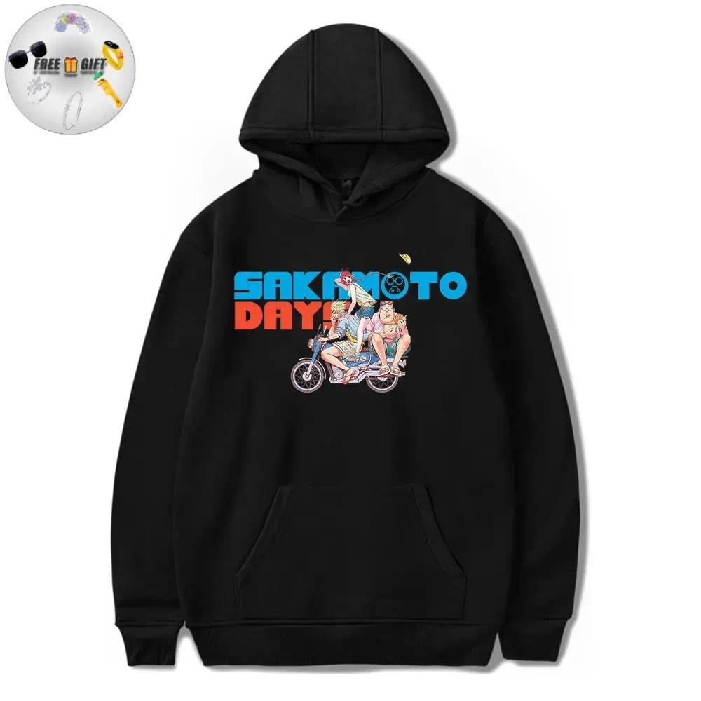 [ FREE GIFT ] Hoodie Anime Sakamoto Days Taro Vintage Cotton Fleece Jaket Pria