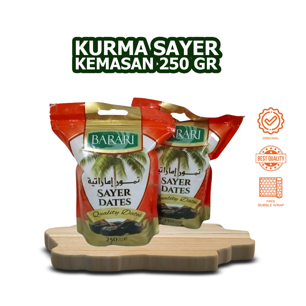 

KURMA BARARI KEMASAN 250GR POUCH PREMIUM