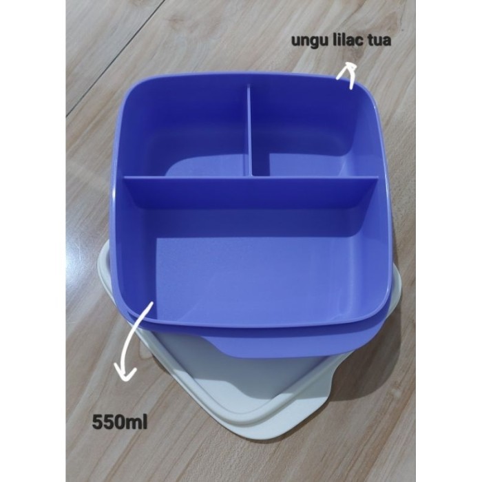 [[New]]Promo Promo tempat bekal makanan loly tup 1pc original tupperware - UNGU LILAC