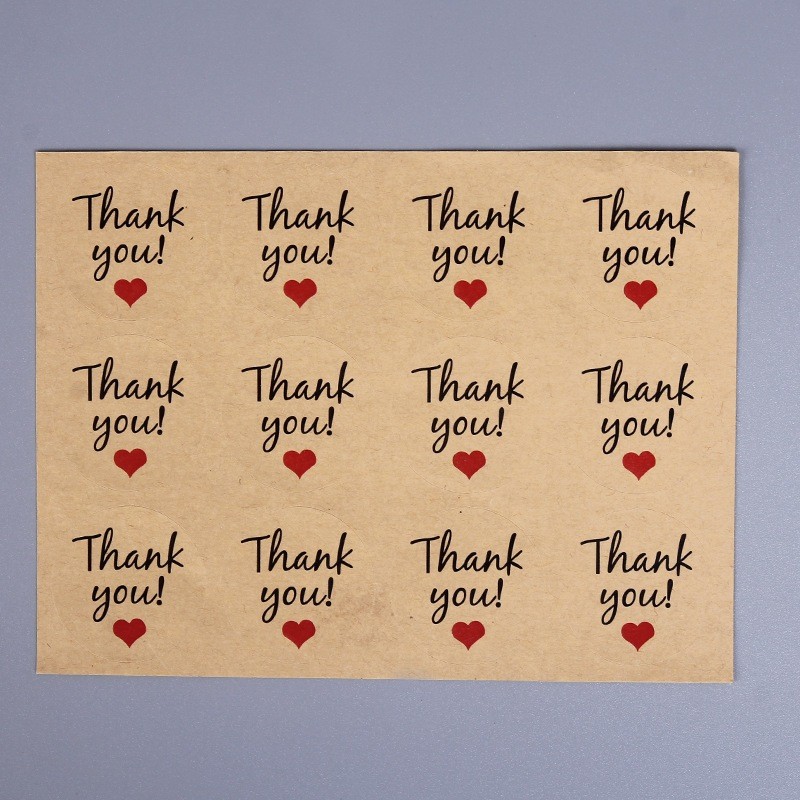 

Stiker Thank You ukuran 3,5 Cm ISI 12 Pcs / Sticker Thank You / Stiker Kraft Label Thank You 3,5 cm Sticker Craft Segel Tag Amplop Ucapan (12 pcs) / Stiker TQ / Label Thank You Q08