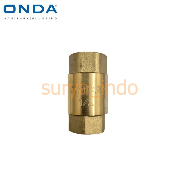TUSEN KLEP 1/2" ONDA TOSEN KLEP KUNINGAN PENAHAN ARUS BALIK AIR POMPA FOOT VALVE