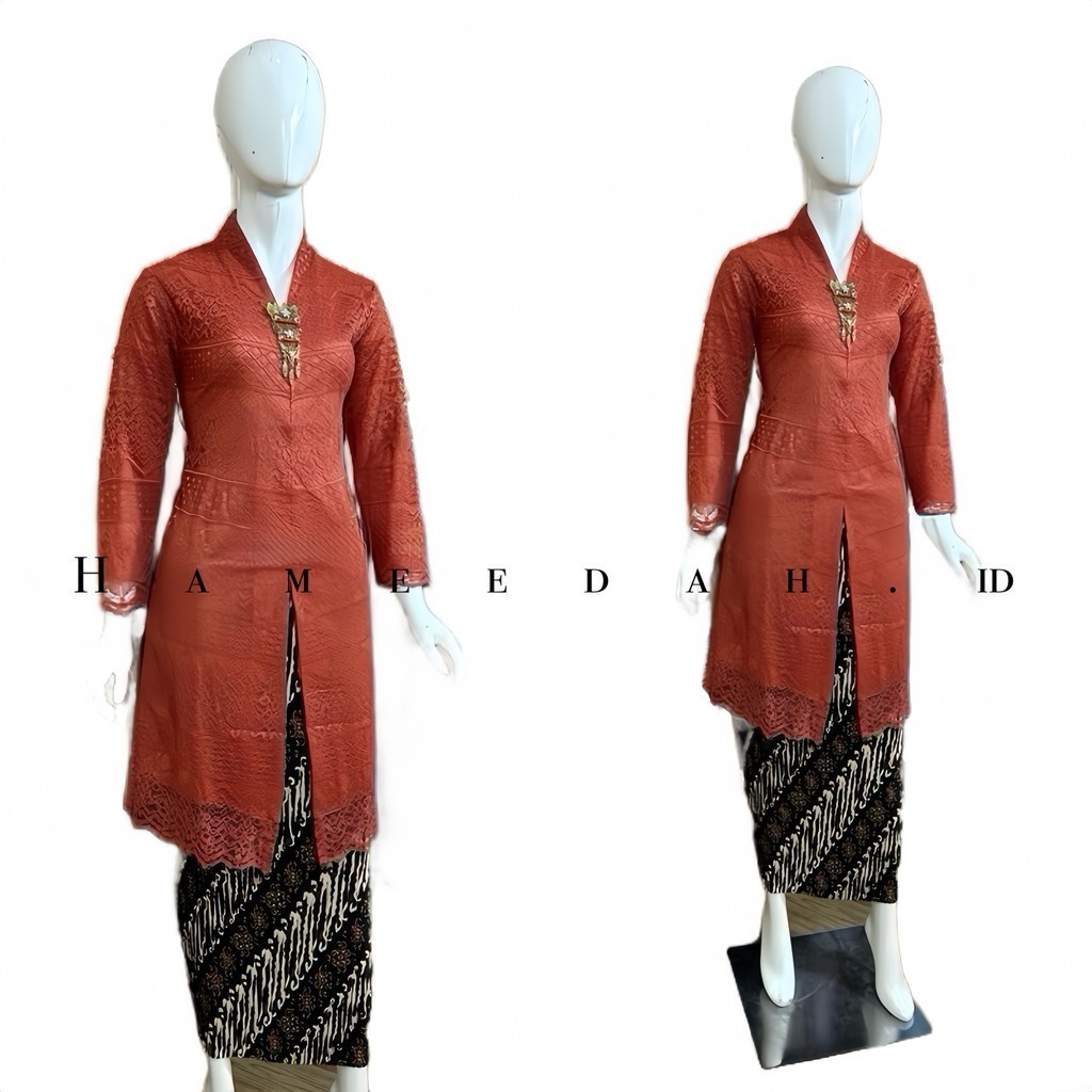 Miura - Kebaya Tunik Modern Brokat Busui Baju Pesta Kondangan Simple Wanita Kekinian Hajat