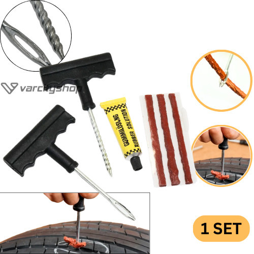 F23 Alat Tambal Ban Tubeless Set Tubless Tambal Ban Mobil Ban Motor