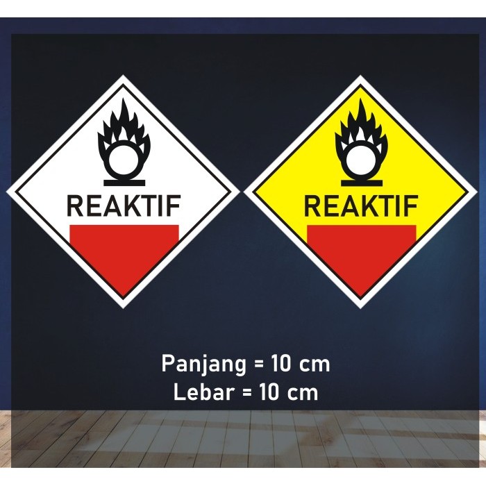 

Sticker Reaktif 10x10cm - Label B3