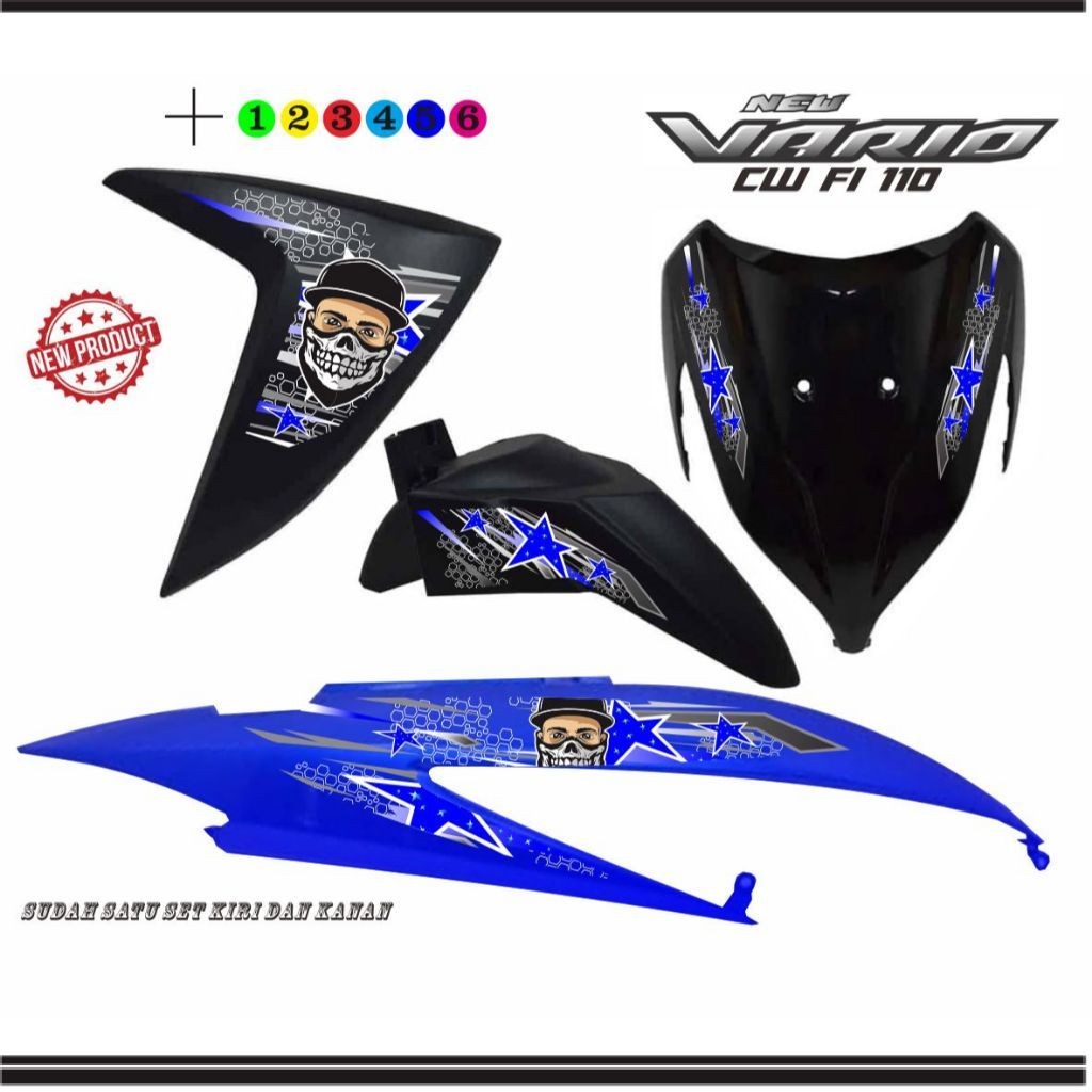VARIASI MOTOR STRIPING VARIO ESP 110 FI VARIASI