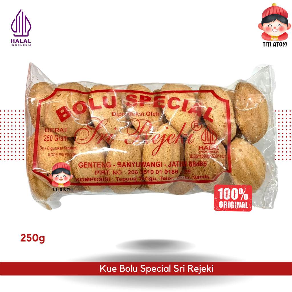 

Kue Bolu Kering Special Sri Rejeki 250g